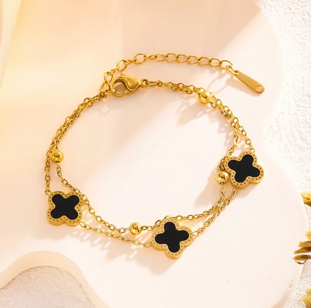Lucky Heart Titanium Steel Bracelet