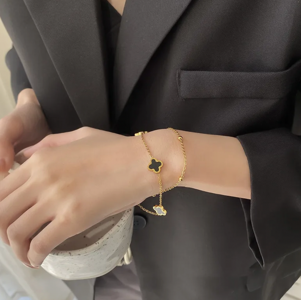 Lucky Heart Titanium Steel Bracelet